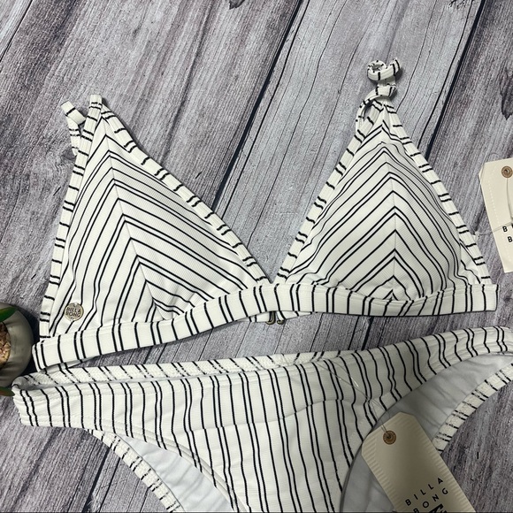 NWT 2 Pc Billabong Easy On Me Bikini Top+ Botom Bikini Set - Picture 10 of 11